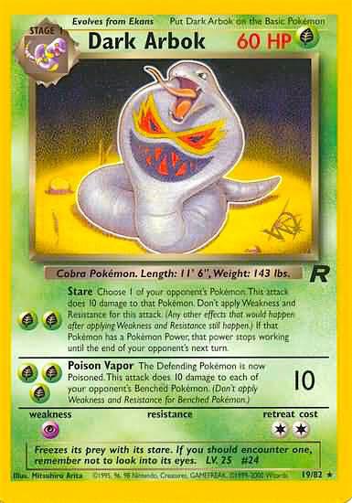 Dark Arbok [W Stamped] [WoTC Promo] 19/82