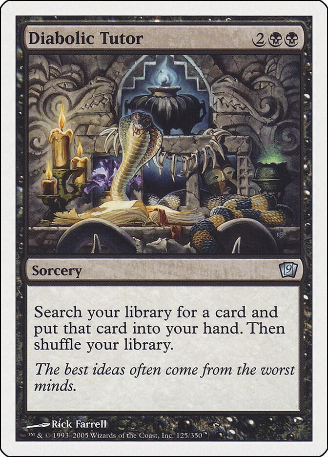 Diabolic Tutor [9th Edition] 125