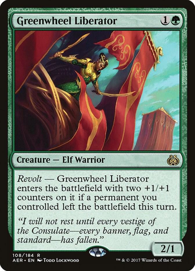 Greenwheel Liberator [Aether Revolt] 108