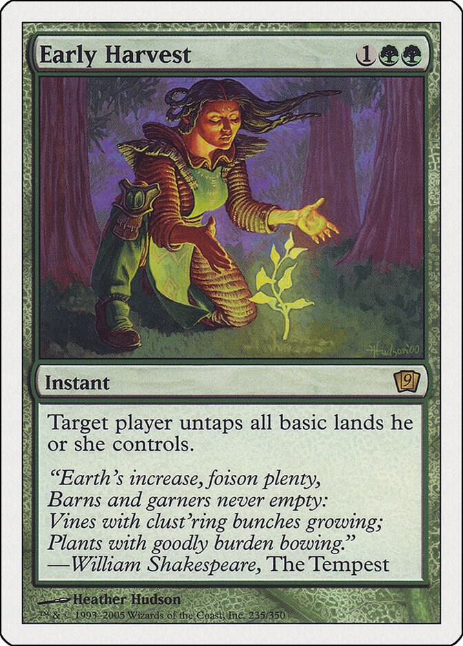 Early Harvest [9th Edition] 235