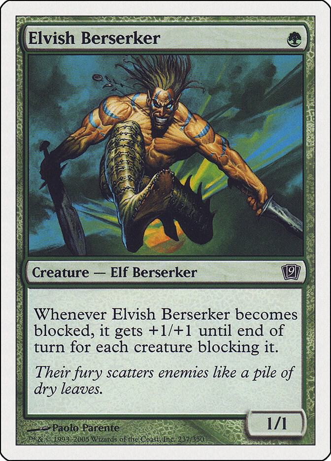 Elvish Berserker [9th Edition] 237