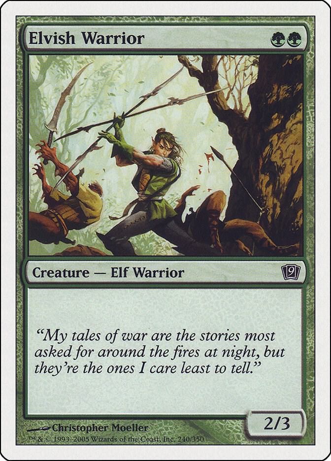 Elvish Warrior [9th Edition] 240