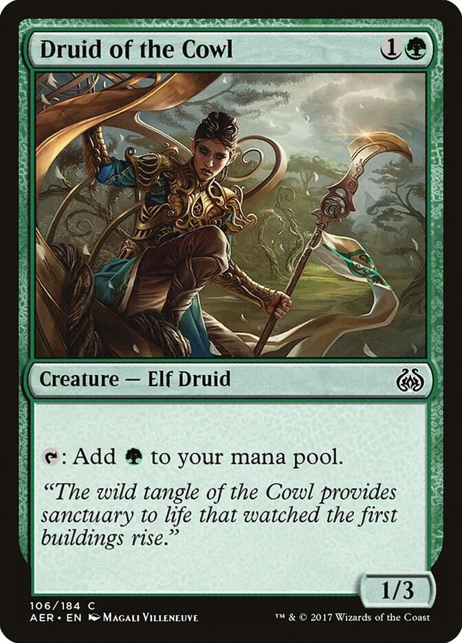 Druid of the Cowl [Aether Revolt] 106