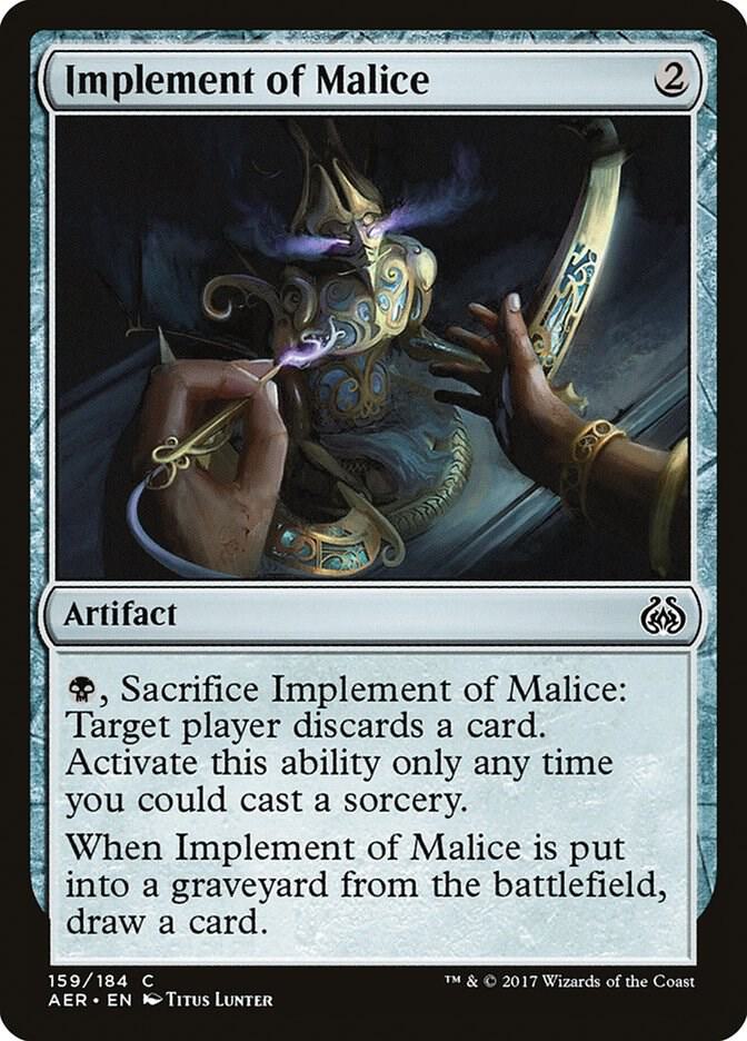 Implement of Malice [Aether Revolt] 159