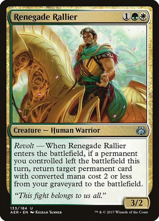 Renegade Rallier [Aether Revolt] 133