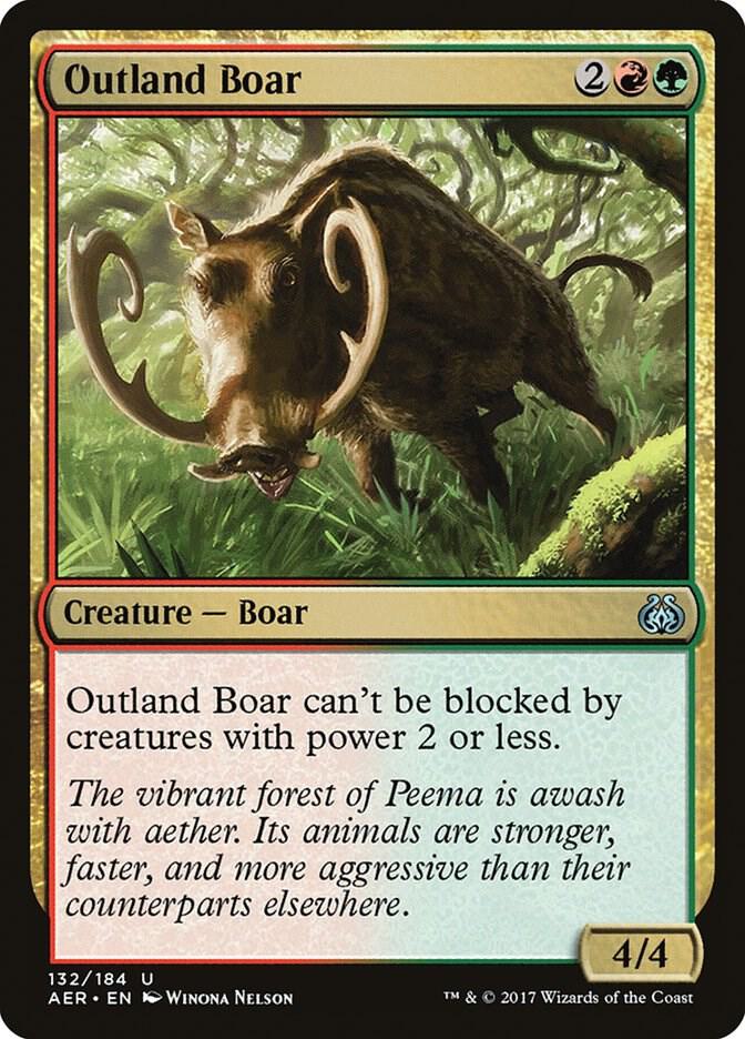 Outland Boar [Aether Revolt] 132