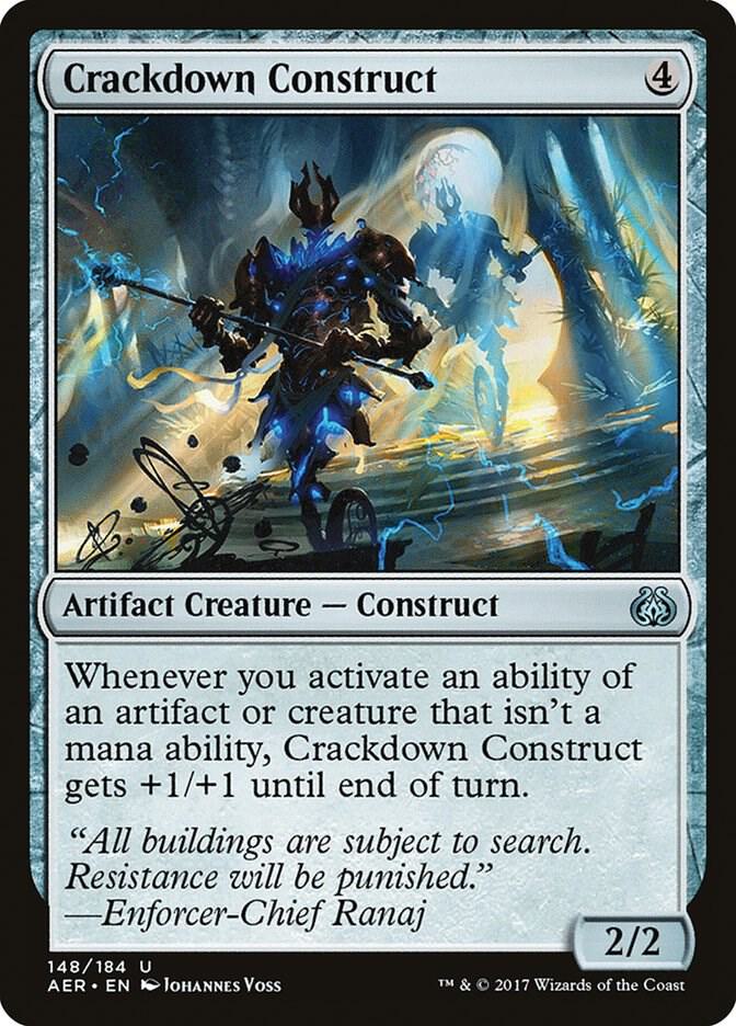 Crackdown Construct [Aether Revolt] 148