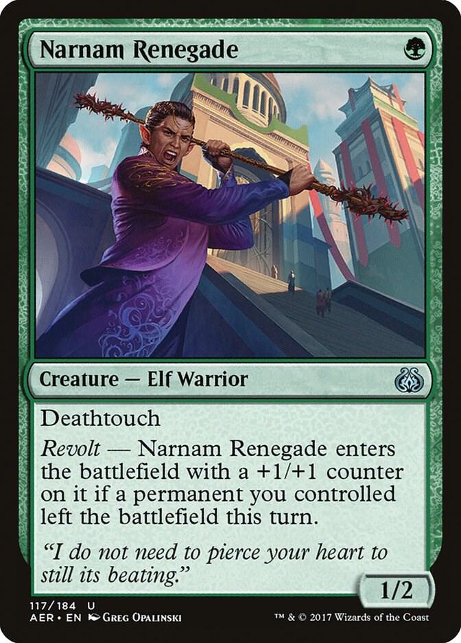 Narnam Renegade [Aether Revolt] 117