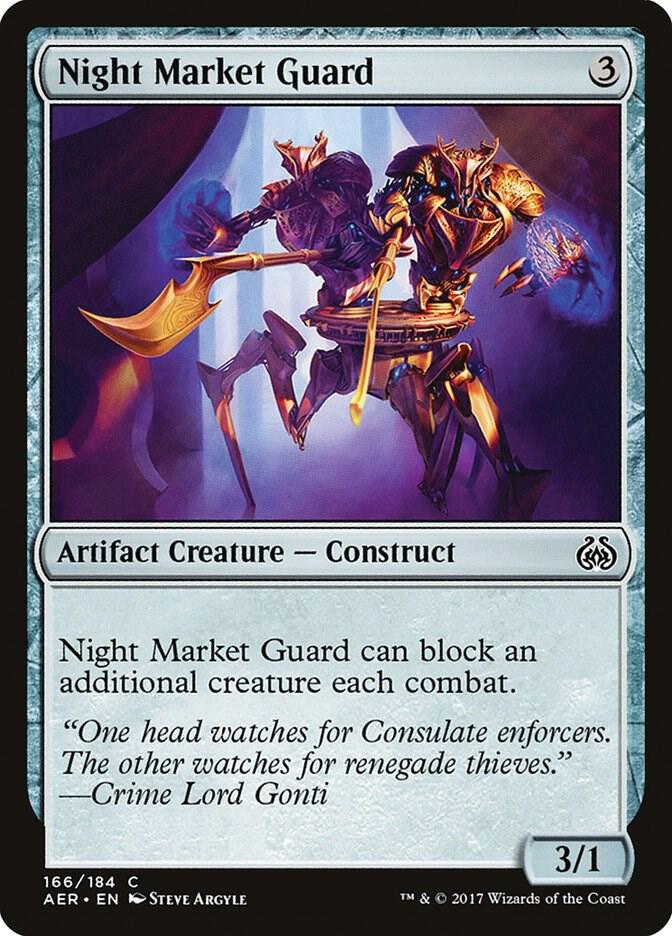 Night Market Guard [Aether Revolt] 166