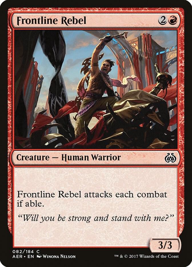 Frontline Rebel [Aether Revolt] 82