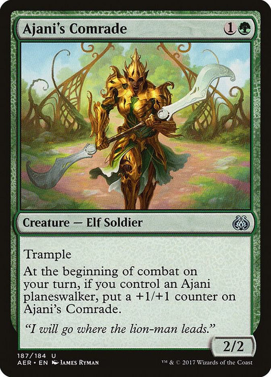 Ajani's Comrade [Aether Revolt] 187