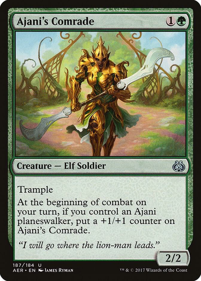 Ajani's Comrade [Aether Revolt] 187