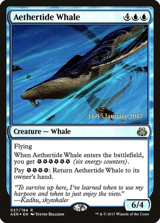 Aethertide Whale [Prerelease Cards] 27