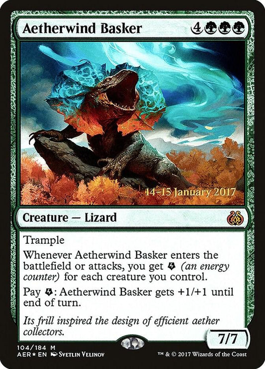 Aetherwind Basker [Prerelease Cards] 104