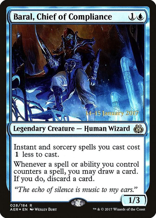 Baral, Chief of Compliance [Prerelease Cards] 28