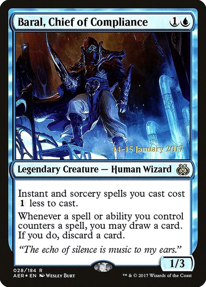 Baral, Chief of Compliance [Prerelease Cards] 28