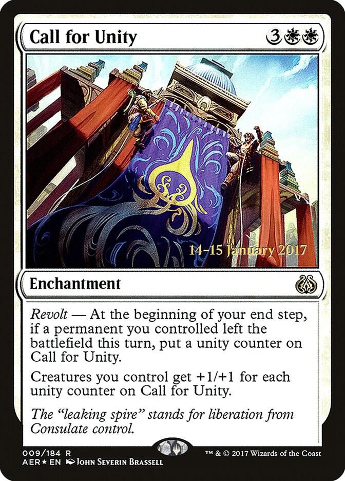 Call for Unity [Prerelease Cards] 9