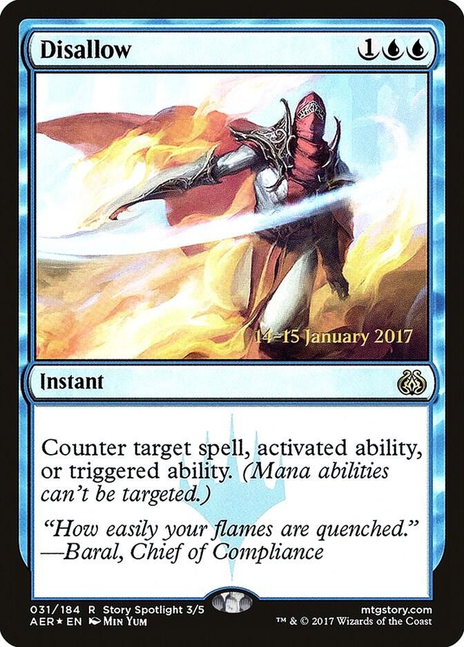 Disallow [Prerelease Cards] 31