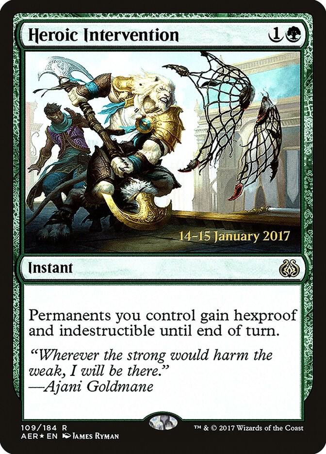 Heroic Intervention (AER) [Prerelease Cards] 109