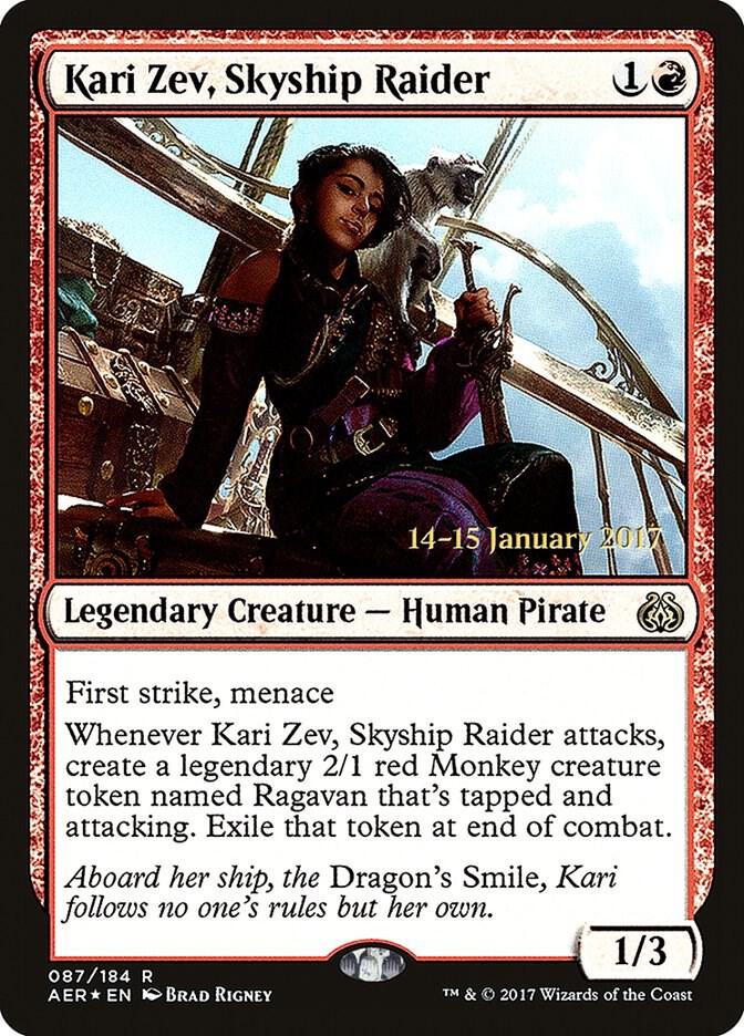 Kari Zev, Skyship Raider [Prerelease Cards] 87