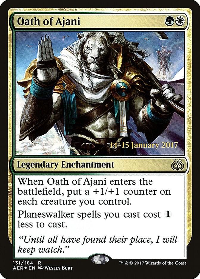 Oath of Ajani [Prerelease Cards] 131