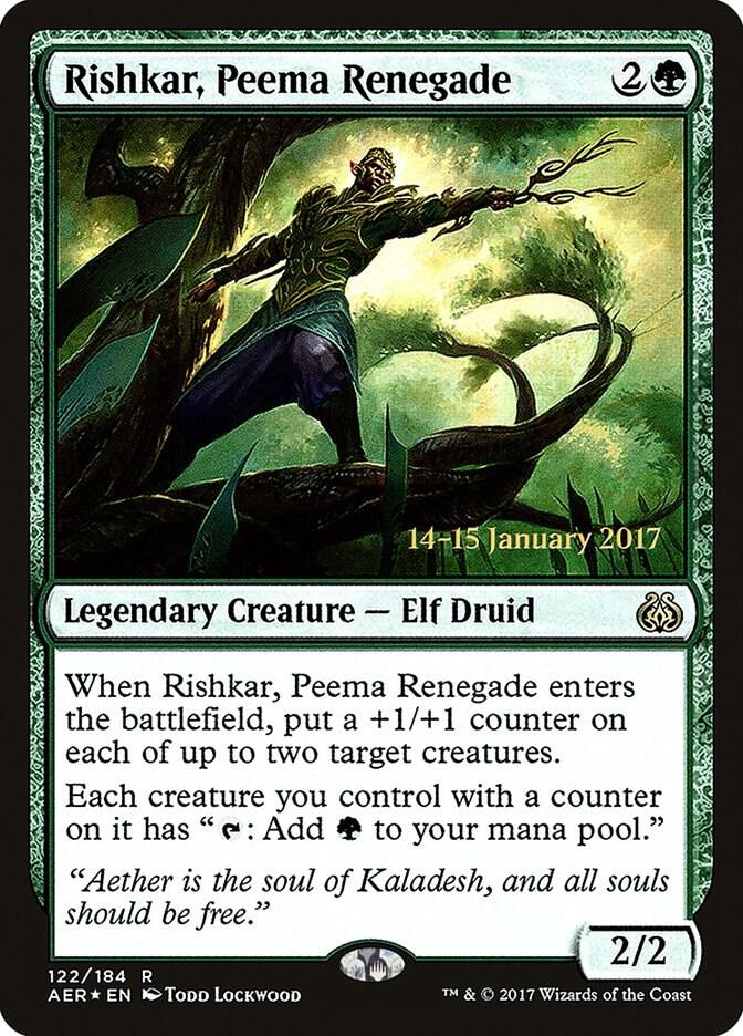 Rishkar, Peema Renegade [Prerelease Cards] 122