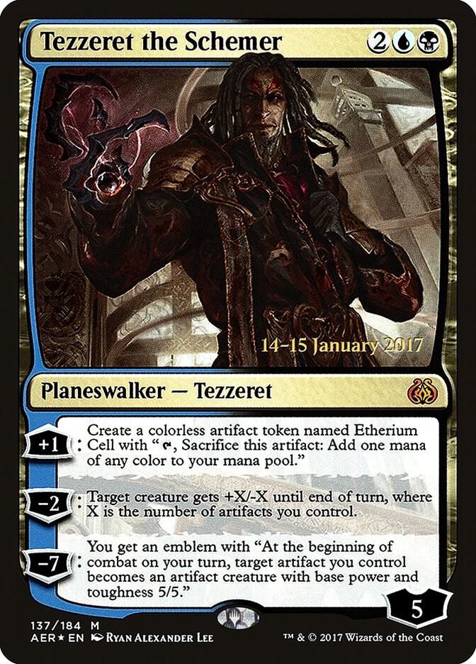 Tezzeret the Schemer [Prerelease Cards] 137