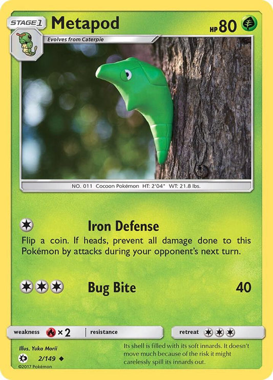 Metapod [SM Base Set] 2/149