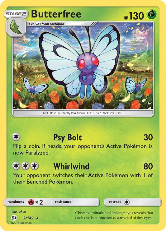 Butterfree [SM Base Set] 3/149