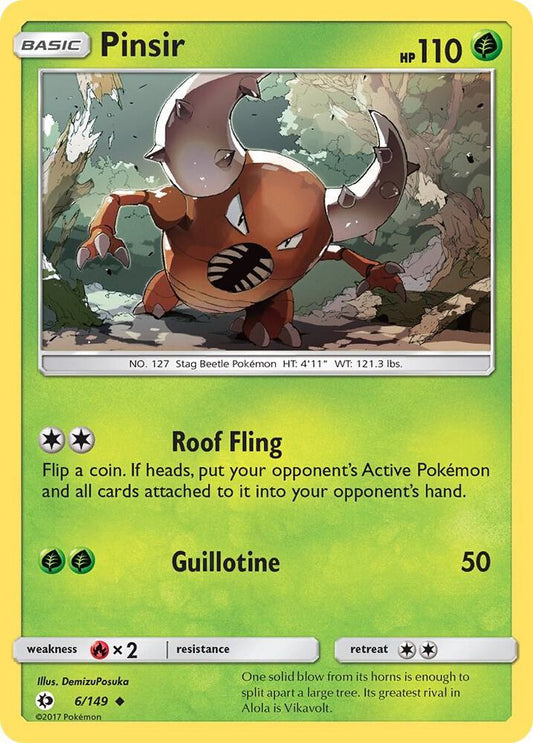Pinsir [SM Base Set] 6/149