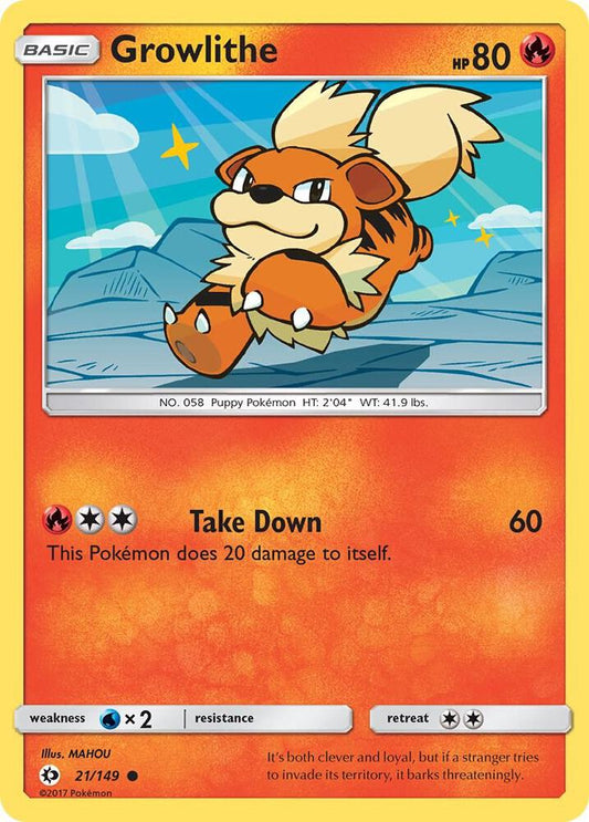 Growlithe [SM Base Set] 21/149