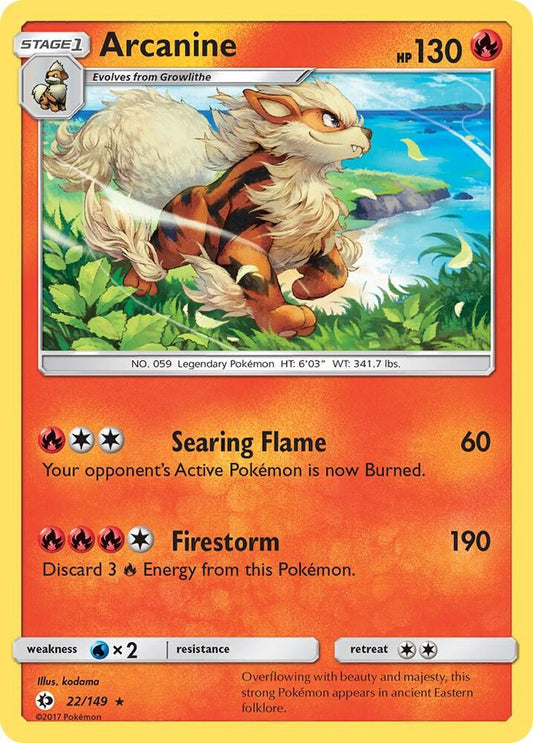 Arcanine [SM Base Set] 22/149