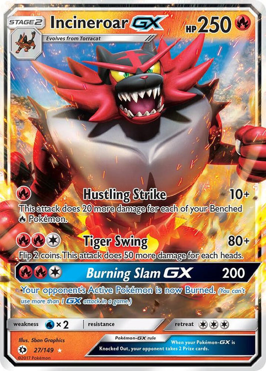 Incineroar GX [SM Base Set] 27/149