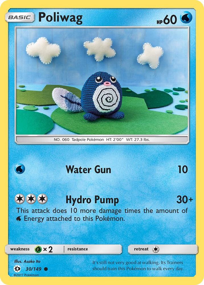 Poliwag [SM Base Set] 30/149