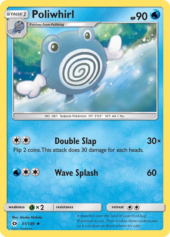 Poliwhirl [SM Base Set] 31/149
