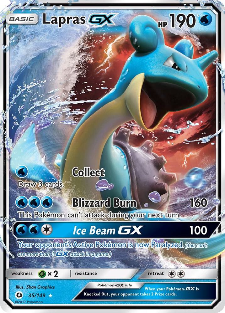 Lapras GX [SM Base Set] 35/149