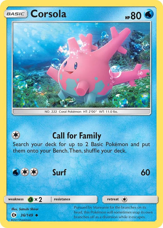 Corsola [SM Base Set] 36/149