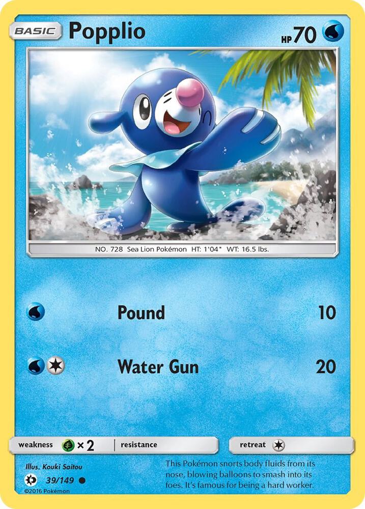 Popplio [SM Base Set] 39/149