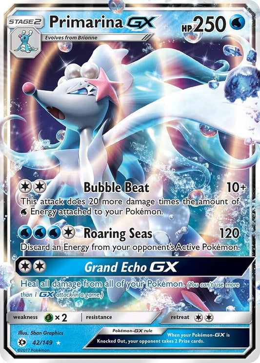 Primarina GX [SM Base Set] 42/149