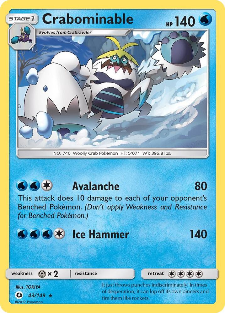 Crabominable [SM Base Set] 43/149