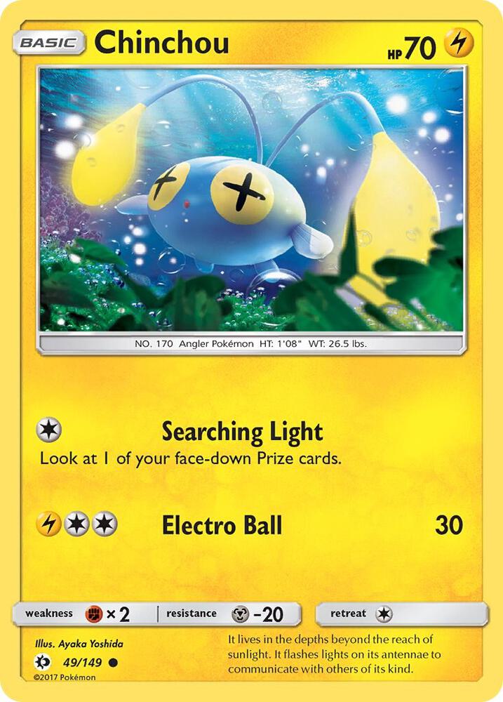 Chinchou [SM Base Set] 49/149