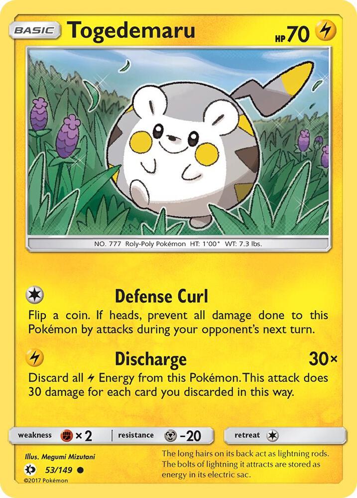 Togedemaru [SM Base Set] 53/149