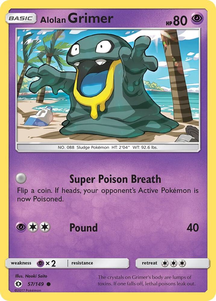 Alolan Grimer [SM Base Set] 57/149