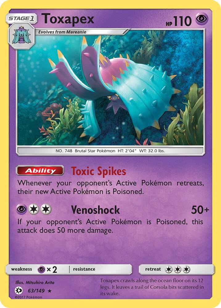 Toxapex [SM Base Set] 63/149