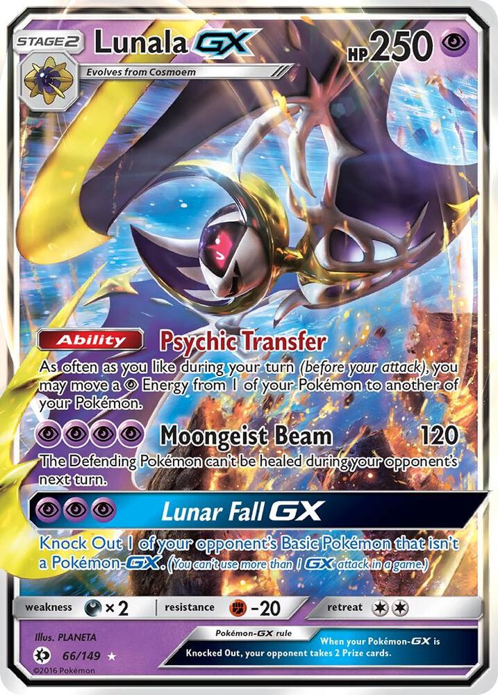 Lunala GX [SM Base Set] 66/149