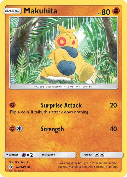 Makuhita [SM Base Set] 67/149