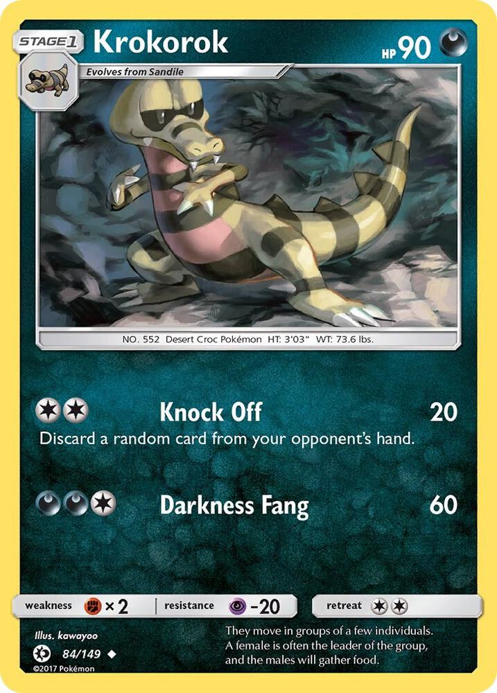 Krokorok [SM Base Set] 84/149