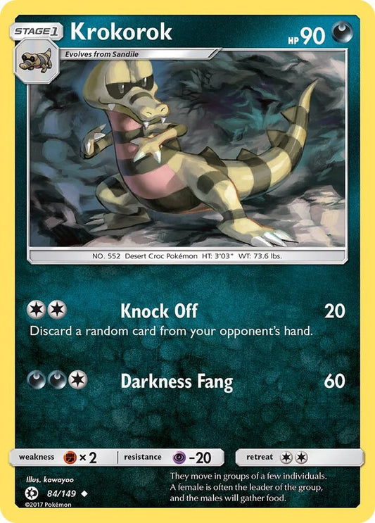 Krokorok [SM Base Set] 84/149