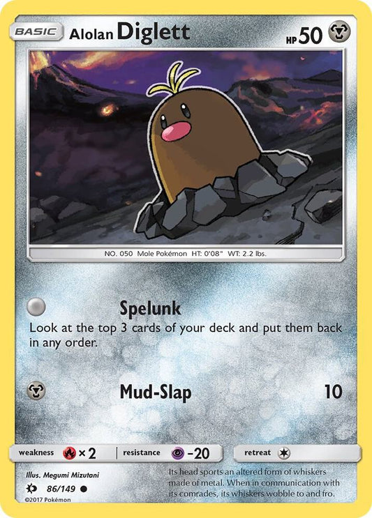 Alolan Diglett [SM Base Set] 86/149