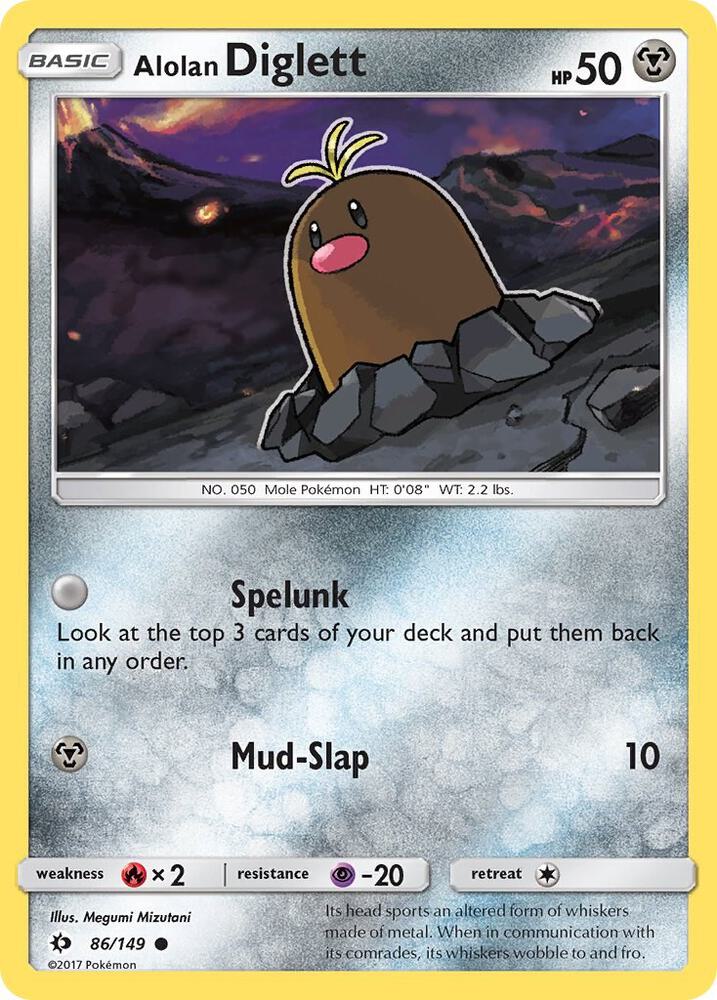 Alolan Diglett [SM Base Set] 86/149